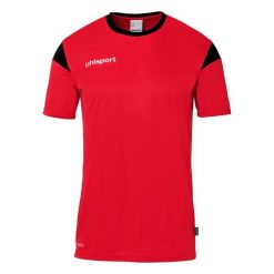 Koszulka Uhlsport Squad 27. Czarne koszulki damskie Uhlsport, bez wzorów, z dżerseju, bez kołnierzyka, bez ramiączek. Za 125.50 zł.