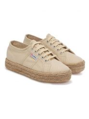 Superga Sneakersy w kolorze beżowym rozmiar: 37. Brązowe obuwie sportowe damskie Superga, bez zapięcia. Za 70.90 zł.