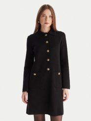 Luisa Spagnoli Sukienka dzianinowa Magilla 100109 Czarny Regular Fit. Czarne sukienki damskie Luisa Spagnoli, bez wzorów, z dzianiny, bez ramiączek. Za 1,899.00 zł.