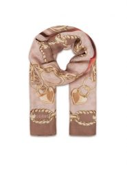 Guess Chusta AW5462 MOD03 Beżowy. Brązowe chusty damskie Guess, z aplikacjami. Za 239.99 zł.