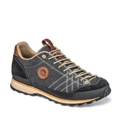 Buty trekkingowe Lomer Bio Naturale Canvas. Czarne obuwie trekkingowe damskie Lomer, z bawełny, bez zapięcia. Za 649.85 zł.