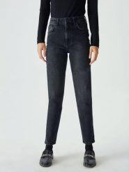 LTB Dżinsy "Freya" - Slim fit - w kolorze czarnym rozmiar: W28. Czarne jeansy damskie LTB, z podwyższonym stanem. Za 114.17 zł.