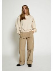 Peppercorn Bluza "Dicette" w kolorze kremowym rozmiar: L. Brązowe bluzy damskie Peppercorn, l, bez wzorów, bez kaptura. Za 204.88 zł.