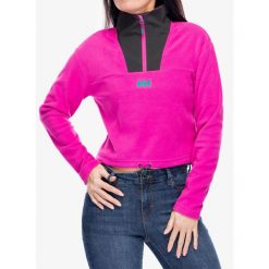 Bluza damska Helly Hansen Daybreaker Cropped Fleece. Fioletowe bluzy damskie Helly Hansen, xs, bez wzorów, bez kaptura. Za 235.99 zł.