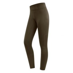Damskie legginsy zawodnicze z pełną przyczepnością ELT Ella Glam. Brązowe legginsy damskie ELT, m, bez wzorów. Za 260.50 zł.