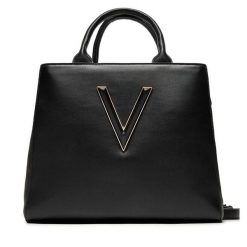 Torebka Valentino. Czarne shopper bag Valentino, bez dodatków. Za 339.99 zł.