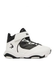 SHAQ Buty do koszykówki C-SPIN MOVE AQ95001Y-WZ Biały. Białe buty sportowe chłopięce Shaq, ze skóry, bez zapięcia. Za 159.99 zł.