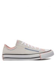 Converse Trampki Chuck Taylor All Star Color Pop Ox A07593C Szary. Szare trampki damskie Converse, bez wzorów, z materiału, bez zapięcia. Za 329.99 zł.