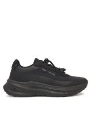 Tommy Hilfiger Sneakersy T3X9-35270-1844 M Czarny. Czarne buty sportowe chłopięce Tommy Hilfiger, z materiału, bez zapięcia. Za 414.99 zł.