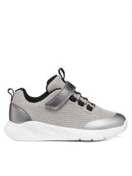 Geox Sneakersy J Sprintye Girl J66FWE 0EWNF C1363 M Srebrny. Szare buty sportowe dziewczęce Geox, z materiału, bez zapięcia. Za 179.99 zł.
