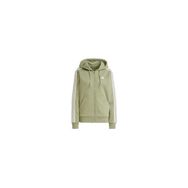 Bluza Kobieta Adidas Essentials 3-Stripes khaki. Zielone bluzy damskie Adidas, l, bez wzorów, z poliesteru, bez kaptura. Za 215.99 zł.