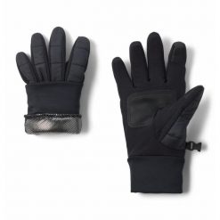 Rękawiczki sportowe damskie W Powder Lite II Glove. Czarne rękawiczki damskie Columbia, bez wzorów, z poliesteru. Za 199.99 zł.