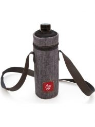 IRIS Barcelona Torba termiczna w kolorze szarobrązowym na butelkę - wys. 20 cm rozmiar: onesize. Brązowe torby sportowe IRIS Barcelona, bez wzorów, z materiału. Za 39.99 zł.