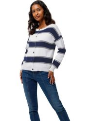 Heine Kardigan w kolorze białym rozmiar: 42. Białe kardigany damskie Heine, bez wzorów, z bawełny. Za 65.38 zł.