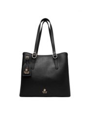 Beverly Hills Polo Club Torebka EO-BHPC-C-010-09 Czarny. Czarne shopper bag Beverly Hills Polo Club, bez wzorów, z materiału, bez dodatków. Za 269.99 zł.