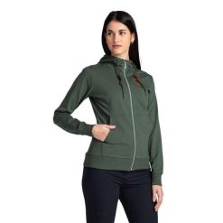 Bluza damska Kilpi Tarali. Zielone bluzy damskie Kilpi, l, bez wzorów, z bawełny, bez kaptura. Za 179.35 zł.
