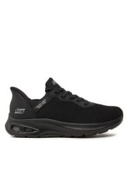 Skechers Sneakersy Bobs Sport Unity 117509/BBK Czarny. Czarne obuwie sportowe damskie Skechers, z materiału, bez zapięcia. Za 229.99 zł.