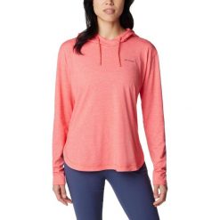 Bluza damska Columbia Sun Trek z kapturem. Czerwone bluzy damskie Columbia, na lato, m, bez wzorów, z bawełny, z kapturem. Za 280.00 zł.