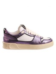 Högl Skórzane sneakersy "Macba Seven" w kolorze kremowo-fioletowym rozmiar: 38,5. Brązowe obuwie sportowe damskie Högl, bez zapięcia. Za 333.81 zł.