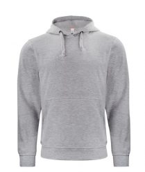 Clique Basic Hoody bluza z kapturem szary melanż – grey melange. Szare bluzy damskie CLIQUE, xl, bez wzorów, z bawełny, z kapturem. Za 172.75 zł.