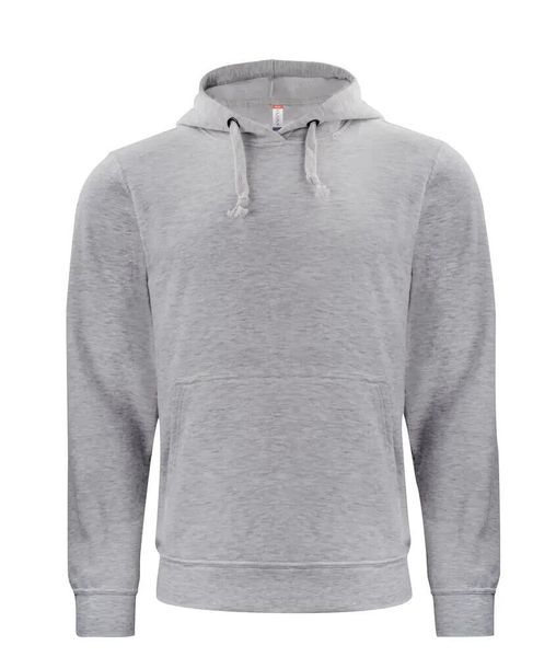 Clique Basic Hoody bluza z kapturem szary melanż – grey melange. Szare bluzy damskie CLIQUE, xl, bez wzorów, z bawełny, z kapturem. Za 172.75 zł.