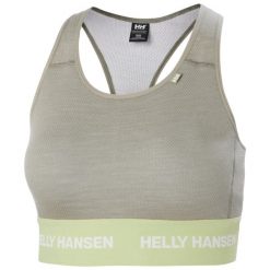 Biustonosz dla kobiet Helly Hansen Lifa Merino Midweight. Szare biustonosze sportowe damskie Helly Hansen, bez wzorów. Za 284.00 zł.
