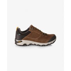 Niskie buty outdoorowe unisex Kilpi ANAK LOW WP-U. Brązowe obuwie trekkingowe damskie Kilpi, z nylonu, bez zapięcia. Za 463.37 zł.