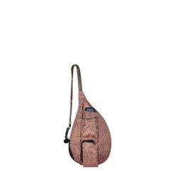 Plecak miejski Kavu Mini Rope Sling - sea map. Czerwone plecaki KAVU, bez wzorów. Za 135.99 zł.