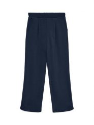 Vero Moda Spodnie materiałowe Hali 10339404 Granatowy Straight Fit. Niebieskie spodnie materiałowe damskie Vero Moda, bez wzorów, z materiału. Za 159.99 zł.