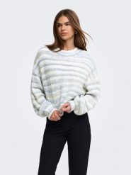 ONLY Sweter w kolorze białym rozmiar: XL. Białe swetry klasyczne damskie Only, xl, bez kołnierzyka. Za 100.45 zł.