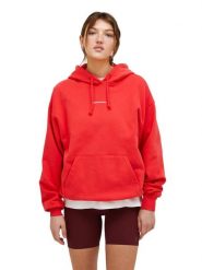 Bluza Peak Performance damska Original Terry Hood czerwona - M. Czerwone bluzy damskie Peak Performance, m, bez wzorów, z bawełny, z kapturem. Za 489.00 zł.