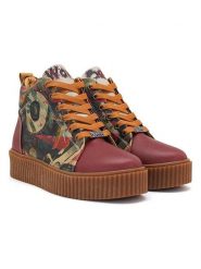 Goby Sneakersy w kolorze różowym ze wzorem rozmiar: 36. Różowe obuwie sportowe damskie Goby, za kostkę, bez zapięcia. Za 339.99 zł.