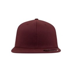 Czapka Flexfit flat visor. Brązowe czapki z daszkiem damskie FLEXFIT, bez wzorów. Za 141.50 zł.