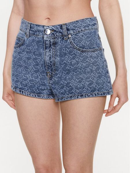 Pinko Szorty jeansowe Andatura 100812 A0Q0 Niebieski Regular Fit. Niebieskie szorty damskie Pinko, bez wzorów, z bawełny. Za 899.99 zł.