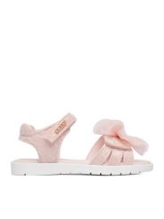 Guess Sandały CEO-CM250915-2 Różowy. Czerwone sandały dziewczęce Guess, z materiału, bez obcasa, bez zapięcia. Za 149.99 zł.