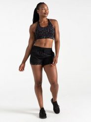 Dare 2b Szorty sportowe "Sprint Up" w kolorze czarnym rozmiar: 34. Czarne spodenki sportowe damskie Dare 2b, bez wzorów, z materiału, do biegania. Za 69.95 zł.