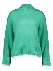 More & More Sweter w kolorze turkusowym rozmiar: 42. Niebieskie swetry klasyczne damskie More & More, bez kołnierzyka. Za 165.71 zł.