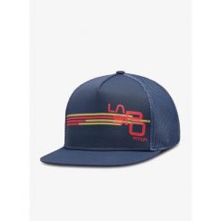 Czapka z daszkiem La Sportiva Stripe Cube Hat. Niebieskie czapki z daszkiem damskie La Sportiva, bez wzorów. Za 125.99 zł.
