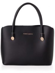 Vince Camuto Torebka "Ravenna" w kolorze czarnym - 25 x 20 x 10 cm rozmiar: onesize. Czarne torebki klasyczne damskie Vince Camuto, z materiału, przez ramię, bez dodatków. Za 150.45 zł.