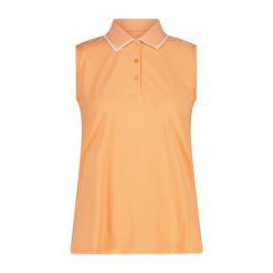 Koszulka damska turystyczna CMP 31T5076. Brązowe koszulki damskie CMP, l, bez wzorów, bez kołnierzyka, bez ramiączek. Za 176.50 zł.