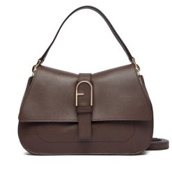 Torebka Furla. Brązowe torebki klasyczne damskie Furla, bez dodatków. Za 1,999.00 zł.
