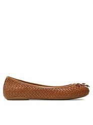 Geox Baleriny D Palmaria D35MUA 00081 C0013 Brązowy. Brązowe balerinki damskie Geox, bez wzorów, ze skóry. Za 269.99 zł.