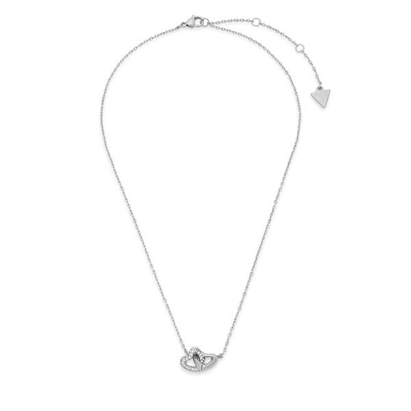 Naszyjnik Guess. Szare naszyjniki damskie Guess, srebrne. Za 173.99 zł.