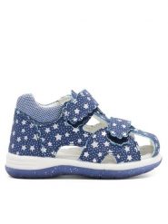 Nelli Blu Sandały CM2110225 Granatowy. Niebieskie sandały dziewczęce Nelli Blu, z syntetyku, bez obcasa, bez zapięcia. Za 99.99 zł.