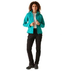 Kurtka Softshellowa Damska Bourda. Niebieskie kurtki damskie Regatta, xl, bez wzorów, z elastanu, z kapturem. Za 447.99 zł.