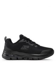 Skechers Sneakersy Arch Fit Sr 108019EC/BLK Czarny. Czarne obuwie sportowe damskie Skechers, z materiału, bez zapięcia. Za 429.99 zł.