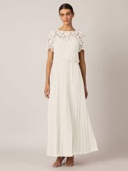 APART Sukienka w kolorze białym rozmiar: 40. Białe sukienki damskie Apart, bez wzorów, z koronki, bez ramiączek. Za 217.99 zł.