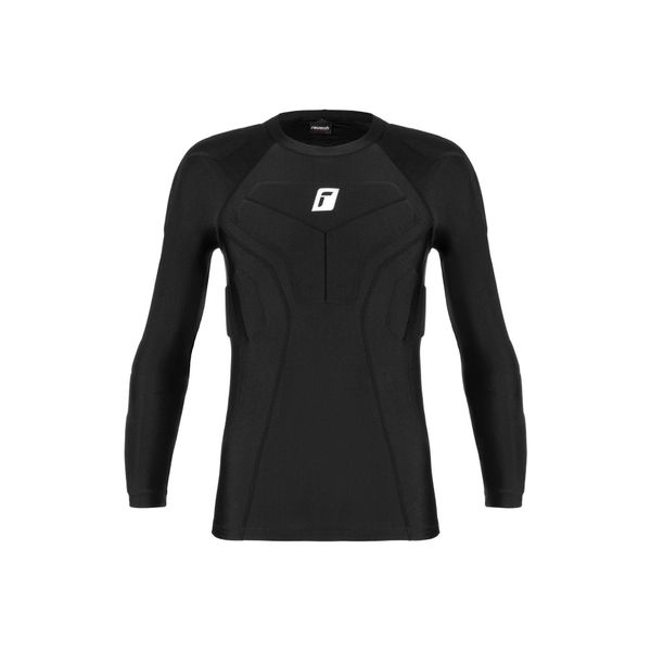 Koszulka kompresyjna z długim rękawem Reusch Padded. Czarne bluzki damskie REUSCH, xl, bez wzorów, bez kołnierzyka, bez ramiączek. W wyprzedaży za 316.30 zł.