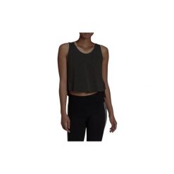Koszulka treningowa damska Adidas Studio. Czarne koszulki sportowe damskie Adidas, s, bez wzorów, bez ramiączek. Za 102.00 zł.