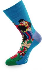 Szczęśliwe skarpetki Beatles Mix 41-46. Brązowe skarpetki damskie Happy Socks, bez wzorów, z bawełny. Za 98.99 zł.